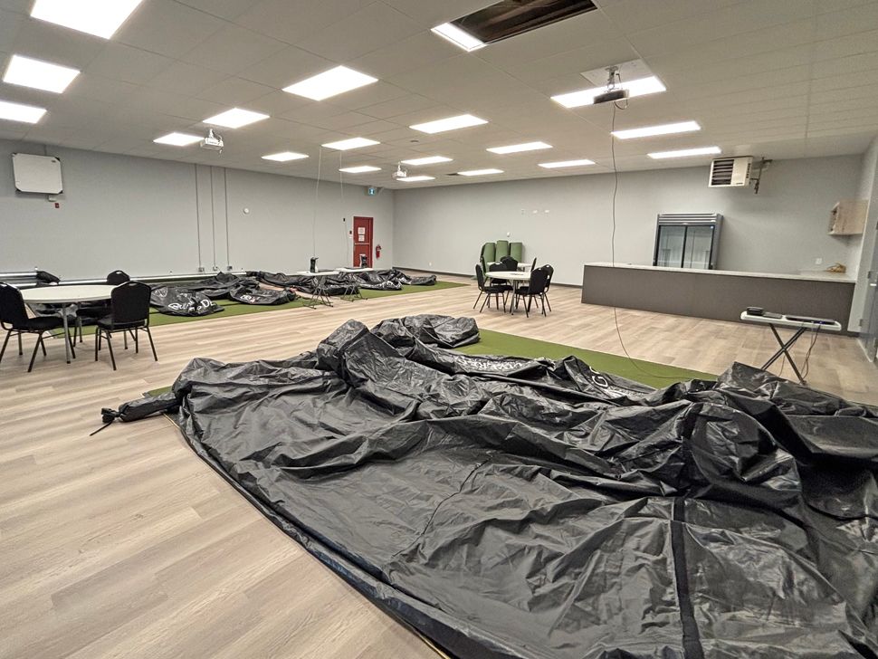 Southend of Niverville's Centennial Arena is also used as the Golf Simulator space.